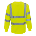 Miniatyrbild 2 av 2: Yoko Unisex Vuxen Hög Synlighet Långärmad T-shirt XL Gul Yellow XL