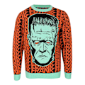 Miniatyrbild 1 av 2: Universal Monsters Unisex Vuxen Head Shot Frankenstein Stickad Red/Black/Mint M