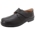 Miniatyrbild 2 av 2: Roamers Mens XXX Extra Wide Touch Fastening Tramline Casual Sho Black 7 UK
