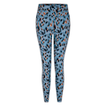 Miniatyrbild 1 av 4: Dare 2B Dam/Damer Influential Recycled Leopard Print Leggin Niagara Blue 6 UK