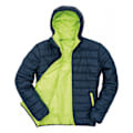 Miniatyrbild 1 av 2: Result Core Herr Mjukt Vadderad Jacka 3XL UK Marinblå/Lime Navy/Lime 3XL UK
