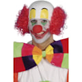 Miniatyrbild 1 av 2: Smiffys Unisex Vuxen Clown Gummiperuk One Size Vit/Röd/Gul White/Red/Yellow One Size