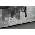 Miniatyrbild 2 av 2: Belledorm Divan Crushed Velvet Base Wrap Single Silver Silver Single