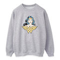Miniatyrbild 1 av 2: Wonder Woman Dam/Damer Gaze Sweatshirt L Heather Grey Heather Grey L
