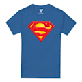 Miniatyrbild 1 av 3: Superman T-shirt med präglad logotyp för män, M, kungligt blå Royal Blue M