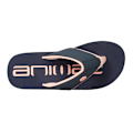Miniatyrbild 2 av 3: Animal Womens/Ladies Marti Recycled Flip Flops 7 UK Marinblå Navy 7 UK