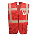 Miniatyrbild 1 av 2: Portwest Unisex Vuxen Iona Executive Hi-Vis Väst L Röd Red L