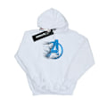 Miniatyrbild 1 av 3: Marvel Pojkar Avengers Endgame Dammig Logotyp Hoodie 5-6 År Vit White 5-6 Years