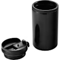 Miniatyrbild 3 av 4: Mojave återvunnen rostfritt stål isolerad 250 ml mugg en storlek Solid Black One Size