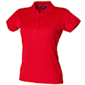 Miniatyrbild 1 av 2: Henbury Womens/Ladies Coolplus® Fitted Polo Shirt 2XL Classic R Classic Red 2XL