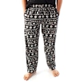 Miniatyrbild 3 av 3: Nightmare Before Christmas Herr Jack Skellington Pyjamasbyxor för Män Black/White XXL