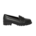 Miniatyrbild 2 av 3: Dorothy Perkins Damskor/Kvinnors Leoni Bred Penny Loafers Storlek 9 UK Svart Black 9 UK