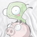 Miniatyrbild 3 av 5: Invader Zim Unisex Vuxen Gir & Gris Sweatshirt S Vit White S
