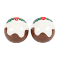 Miniatyrbild 2 av 3: Something Different Julpudding Salt- och Pepparkar O Brown/Green/White One Size