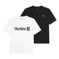 Miniatyrbild 1 av 3: Hurley Core-logotyp T-shirt för barn (2-pack) 13-15 år White 13-15 Years