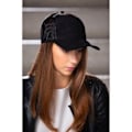 Miniatyrbild 2 av 4: Atlantis Rapper Faux Suede 5 Panel Trucker Cap One Size Black Black One Size