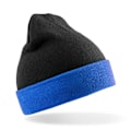 Miniatyrbild 1 av 2: Result Genuine Recycled Black Compass Beanie One Size Black/Roy Black/Royal Blue One Size