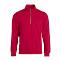 Miniatyrbild 1 av 4: Clique Unisex Vuxen Basic Halv Zip Sweatshirt S Röd Red S
