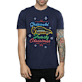 Miniatyrbild 1 av 6: National Lampoon's Christmas Vacation Herr Griswold Familj Bomull T-shirt Navy Blue XL