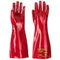 Miniatyrbild 1 av 2: Portwest Unisex Vuxen A445 PVC-belagd Skyddshandske XL Röd Red XL