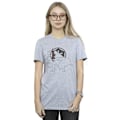 Miniatyrbild 1 av 2: Star Wars: Obi-Wan Kenobi Dam/Damer Vader No Mercy Bomull Boyfriend T-Shirt M Sports Grey Sports Grey M