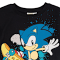 Miniatyrbild 3 av 5: Sonic The Hedgehog Barn/Barn Skateboard T-shirt 9-10 år Black/Blue 9-10 Years
