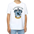 Miniatyrbild 6 av 6: Harry Potter Pojkar Ravenclaw Bomull T-shirt 5-6 År Vit White 5-6 Years