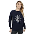 Miniatyrbild 2 av 5: Disney Princess Dam/Damer Belle Vinter Silhuett Sweatshirt Navy Blue S
