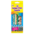 Miniatyrbild 1 av 2: ArtBox Djurmönstrade Pennor (10-pack) One Size Flerfärgad Multicoloured One Size
