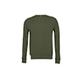 Miniatyrbild 1 av 3: Bella + Canvas Unisex Vuxen Fleece Drop Shoulder Sweatshirt XS Military Green XS