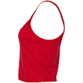 Miniatyrbild 3 av 3: Bella + Canvas Dam/Kvinnor Enfärgad Micro-Rib Spaghetti Strap Tanktopp Solid Red XS