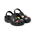 Miniatyrbild 1 av 5: Minecraft Charm Clogs 4 UK Svart Black 4 UK