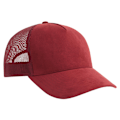 Miniatyrbild 2 av 2: Atlantis Unisex Vuxen Rapper 5 Panel Mocka Hållbar Truckerkeps Cardinal Red One Size