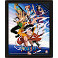 Miniatyrbild 1 av 2: One Piece Assault 3D Inramad Bild 25cm x 20cm Flerfärgad Multicoloured 25cm x 20cm