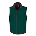 Miniatyrbild 1 av 2: Result Herr Soft Shell Bodywarmer S Flaskgren/Svart Bottle Green/Black S