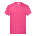 Miniatyrbild 1 av 3: Fruit of the Loom Original T-shirt för män M Fuchsia Fuchsia M