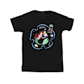 Miniatyrbild 1 av 3: Disney Girls The Little Mermaid Läser En Bok Bomull T-Shirt 3 Black 3-4 Years