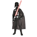 Miniatyrbild 1 av 3: Star Wars Darth Vader-dräkt för pojkar 14-16 år, svart Black 14-16 Years