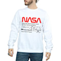 Miniatyrbild 1 av 3: NASA Herr Space Shuttle Sweatshirt XXL Vit White XXL