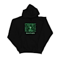 Miniatyrbild 1 av 3: The Matrix Mens Digital Cube Hoodie L Svart Black L