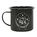 Miniatyrbild 3 av 3: Something Different Kristaller Och Kaffe Emalj Mugg En Storlek Black/White One Size