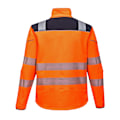 Miniatyrbild 2 av 2: Portwest Herr PW3 Varseljacka Soft Shell 4XL Orange/Marinblå Orange/Navy 4XL