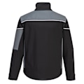 Miniatyrbild 2 av 2: Portwest Herr PW3 Softshell Jacka M Svart/Zoom Grå Black/Zoom Grey M