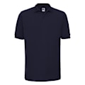 Miniatyrbild 1 av 3: Russell Herr Poloshirt mit Rippkragen und -manschetten, Kurzarm, 3XL F French Navy 3XL