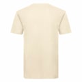 Miniatyrbild 2 av 5: Russell Herr T-shirt med korta ärmar i ekologisk bomull XL Naturlig Natural XL
