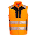 Miniatyrbild 1 av 2: Portwest DX4 Softshell Värmeväst för Män 4XL Orange/Svart Orange/Black 4XL