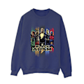 Miniatyrbild 1 av 4: DC Comics Dam/Dam Black Adam JSA Komplett Grupptröja Navy Blue S