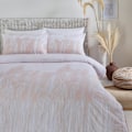 Miniatyrbild 3 av 3: The Linen Yard Pampas Bomull Tvättat Påslakan Set Enkelsäng Blush Blush Single