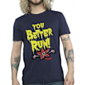 Miniatyrbild 3 av 4: Netflix Stranger Things You Better Run T-shirt 5XL Marinblå Navy Blue 5XL