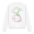 Miniatyrbild 1 av 5: Invader Zim Unisex Vuxen Gir & Gris Sweatshirt S Vit White S